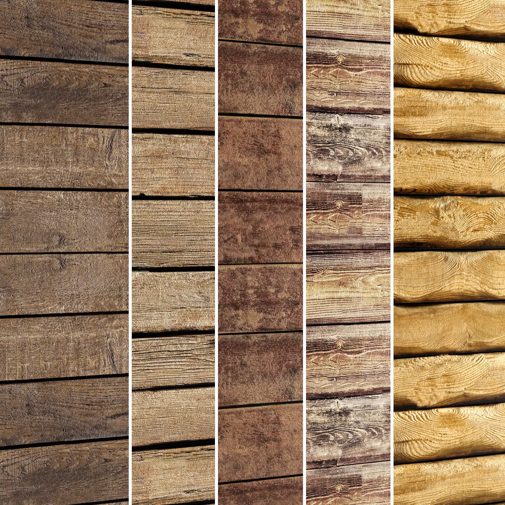 Wooden Plank Collection 2 3D model_0