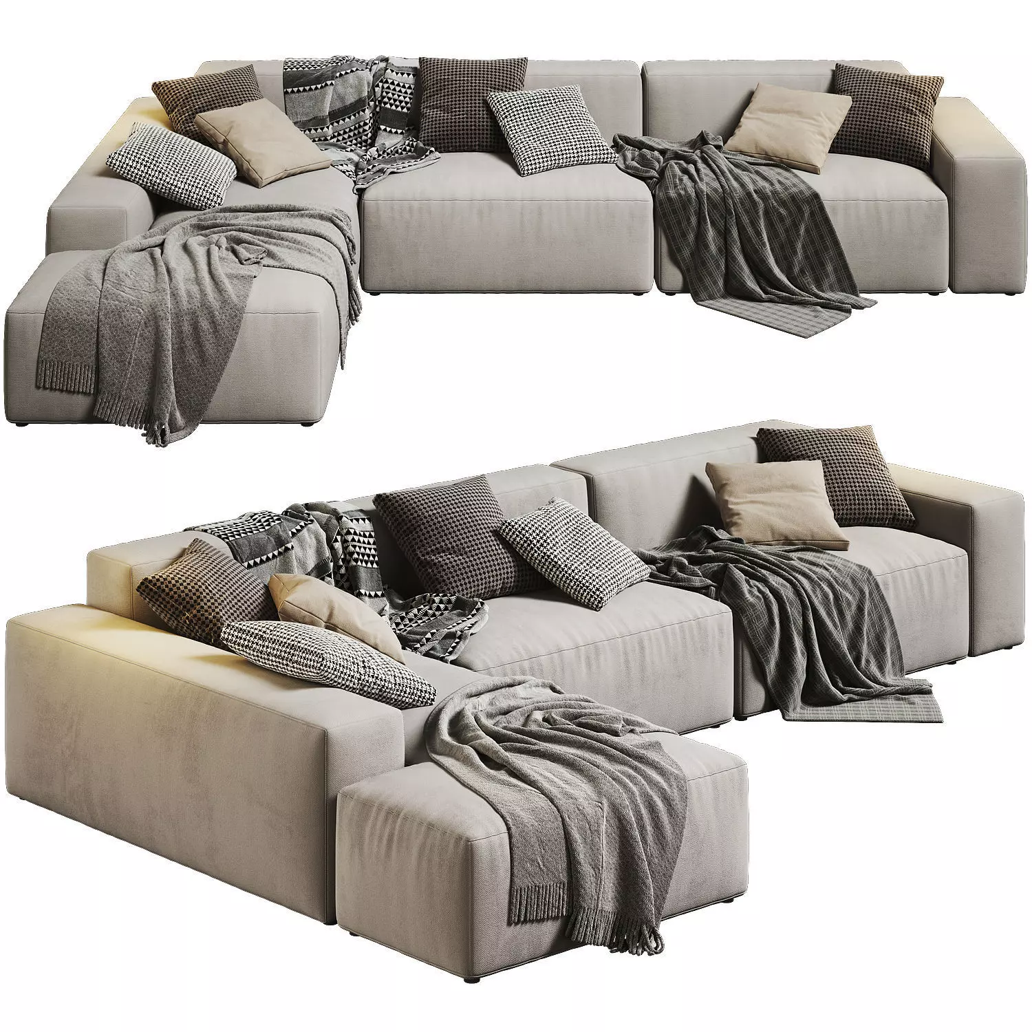 Jesse Daniel Chaise Longue 3D model