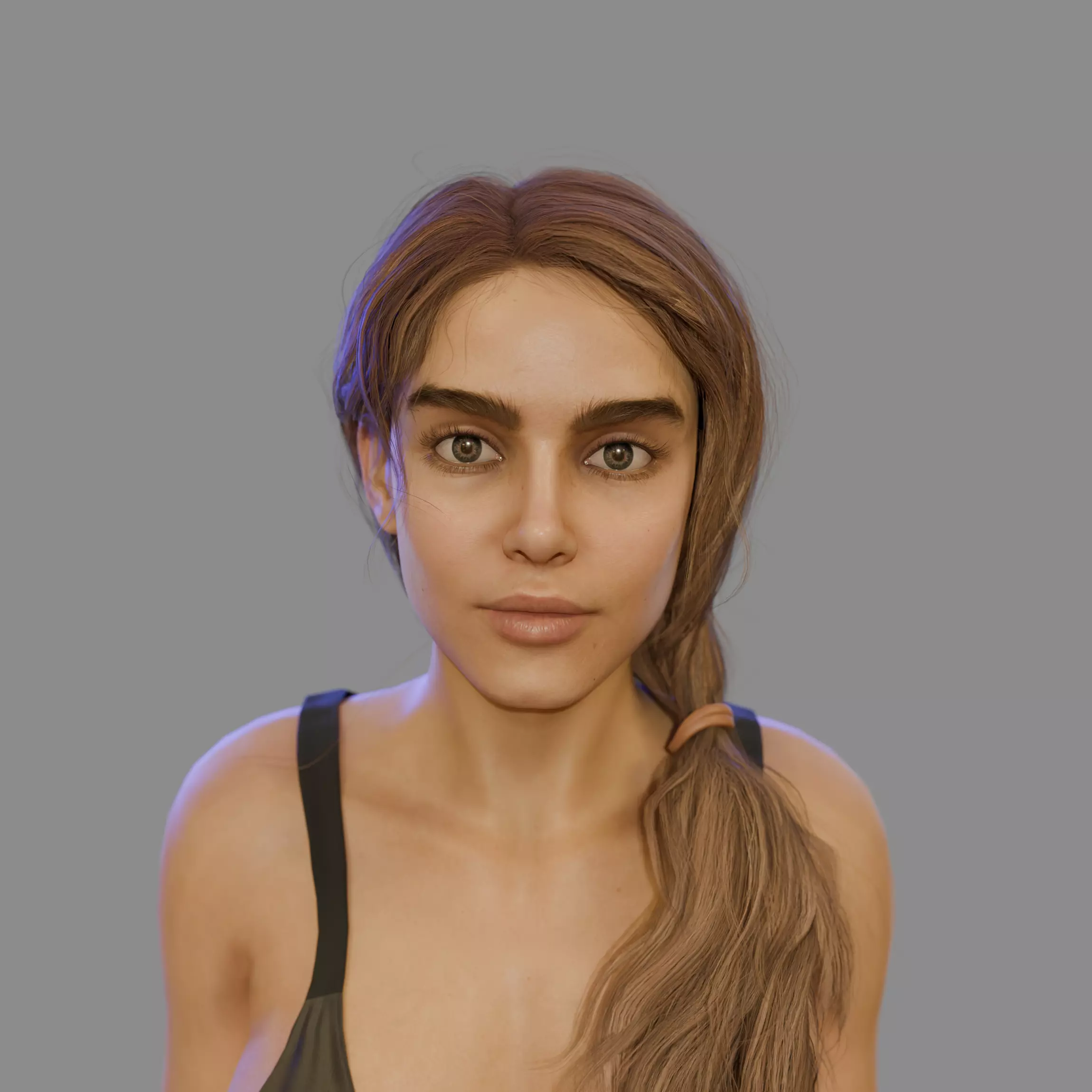 Jessica 3D Model Low-poly 3D model