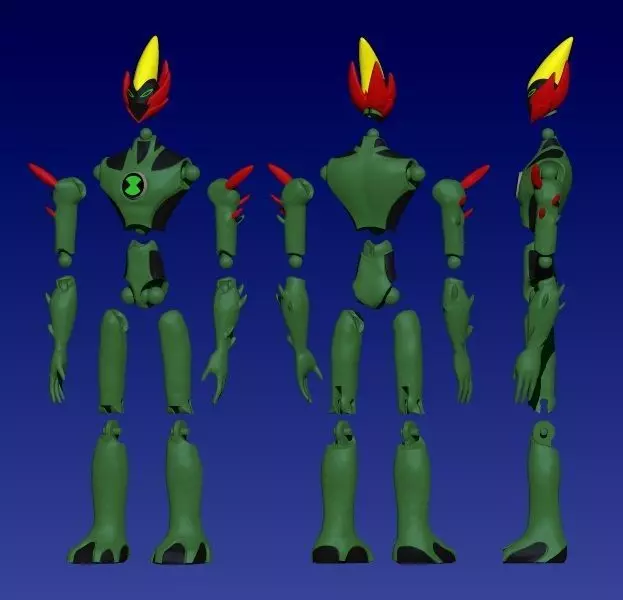 Swampfire - Articulado 3D print model