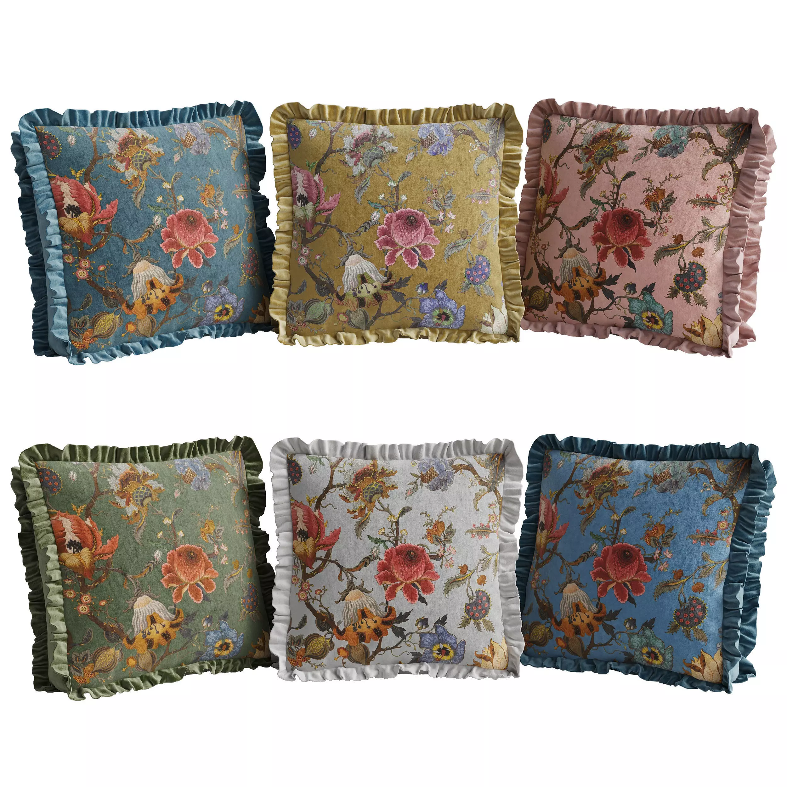 Pillows House of Hackney ARTEMIS collection 3D model