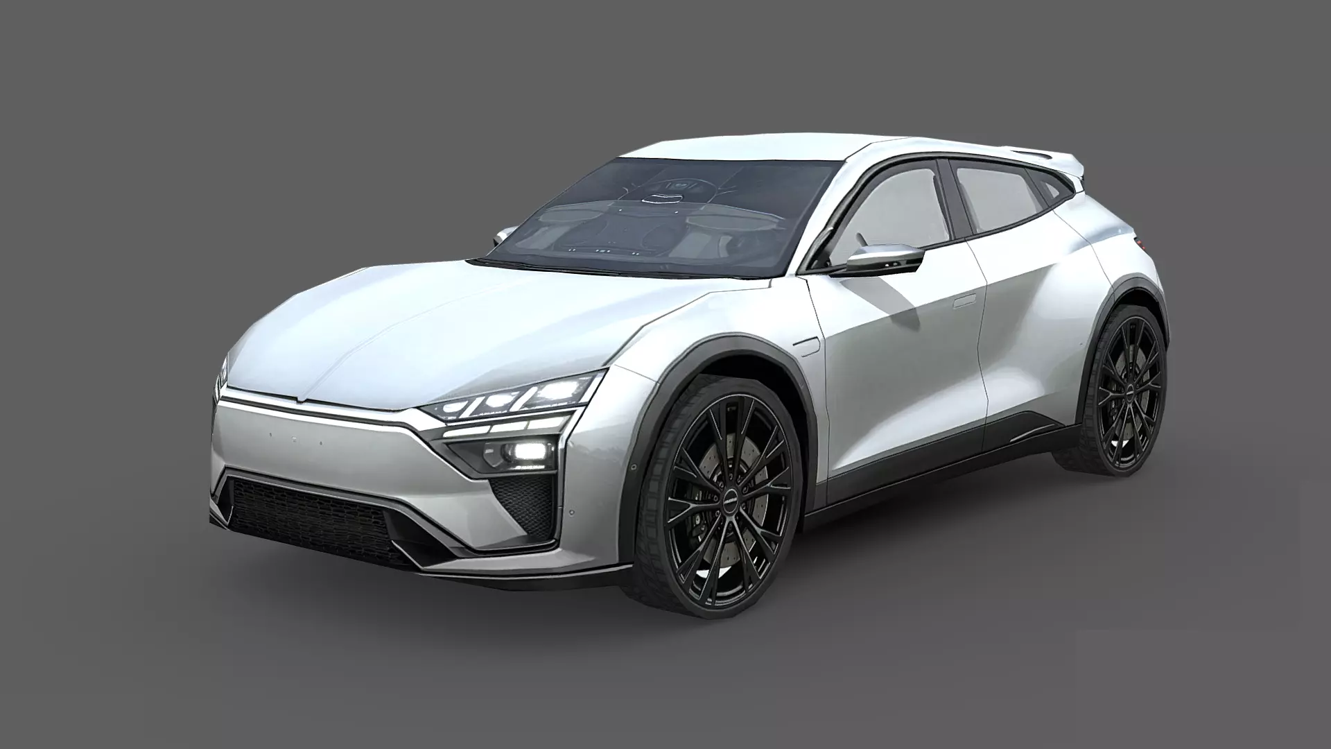 Next-Gen Compact SUV Low-poly 3D model