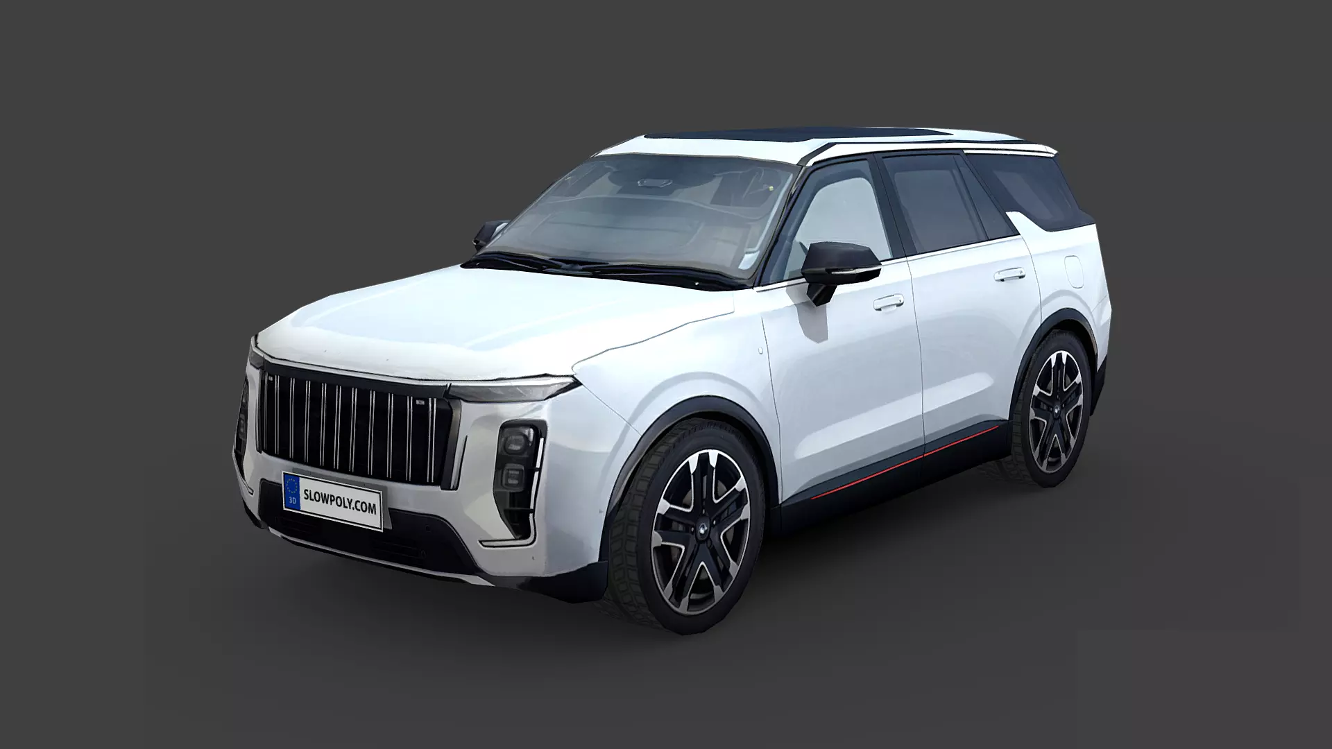 Generic Premium SUV Low-poly 3D model