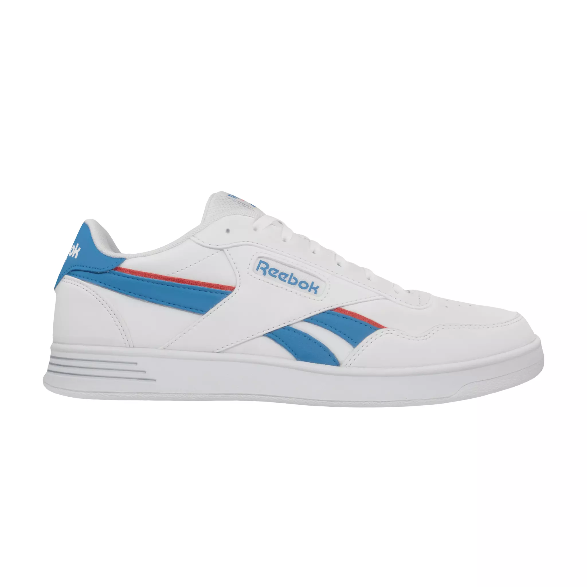 Reebok Court Advance Vegan White Blue Low-poly 3D model