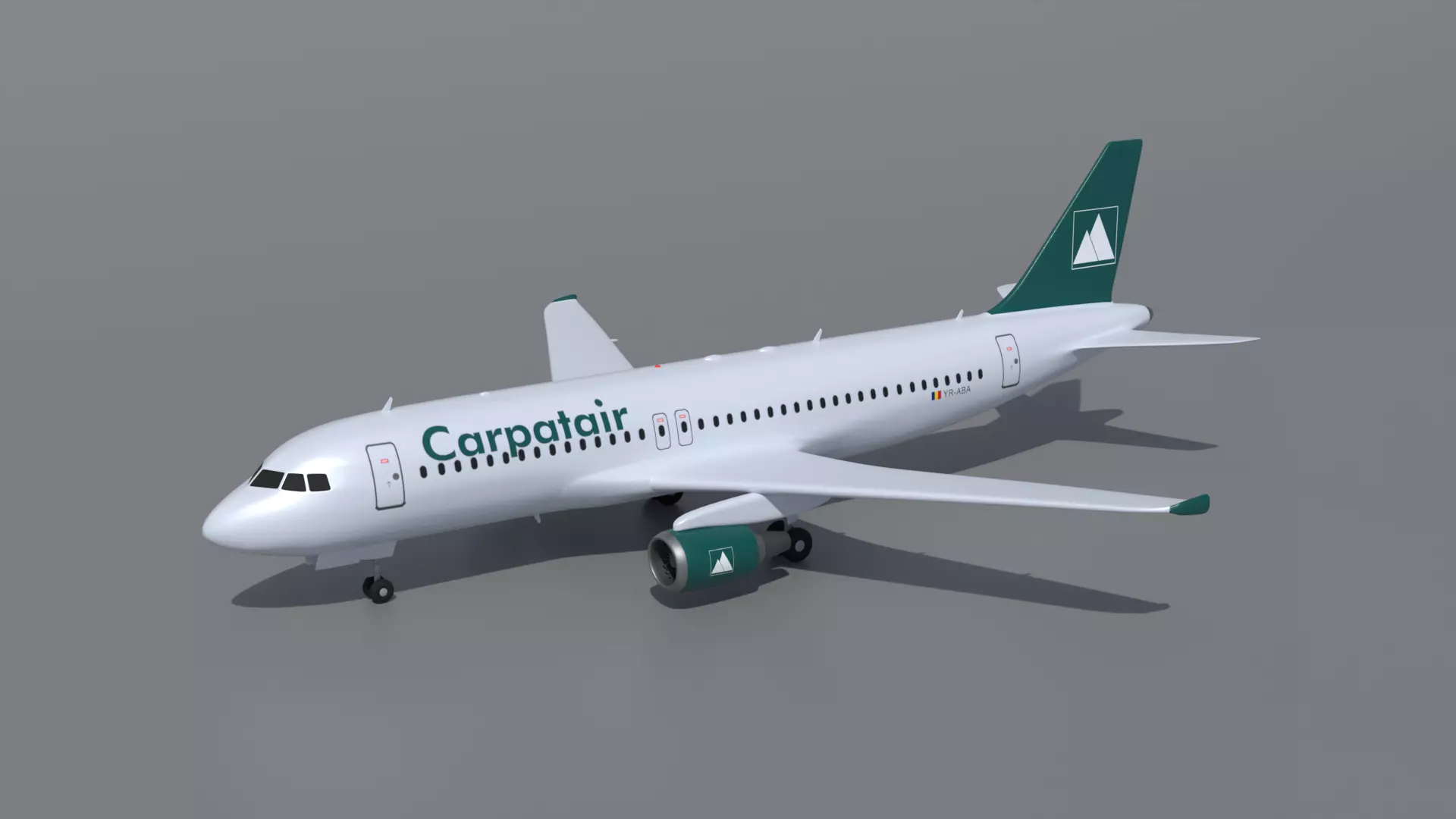 Airbus A320 Carpatair 3D model