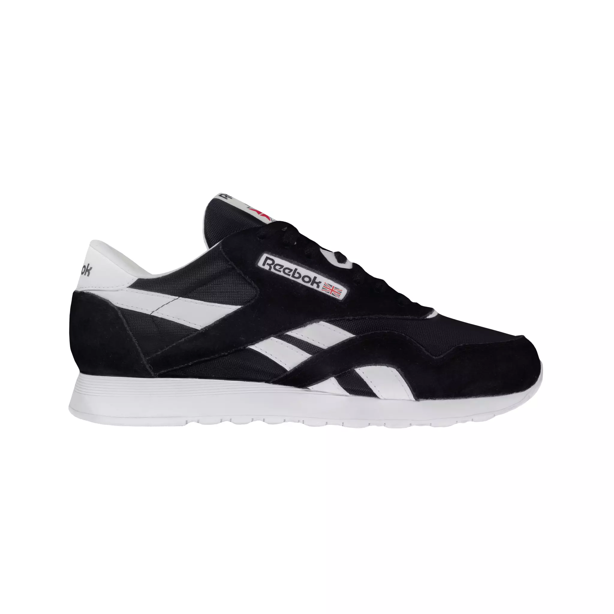 Reebok Classic Nylon Black White Low-poly 3D model