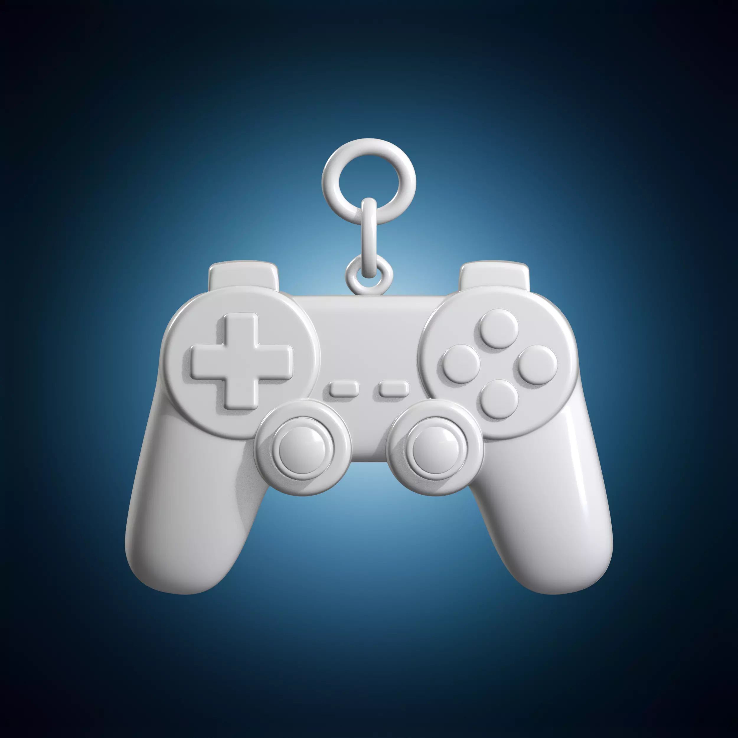 Retro Controller Charm 3D print model