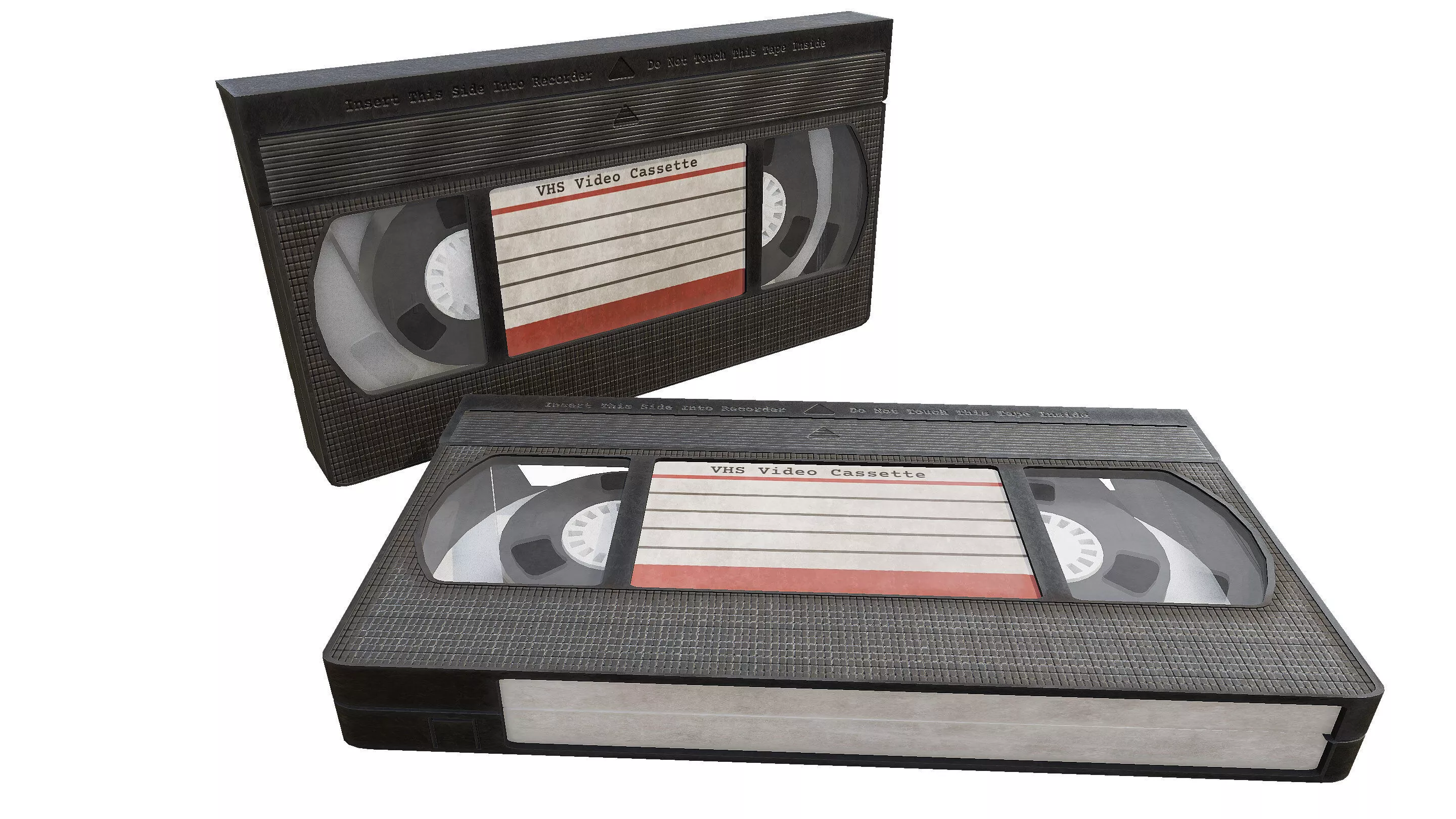 VHS Video Cassette Tape Low-poly 3D model