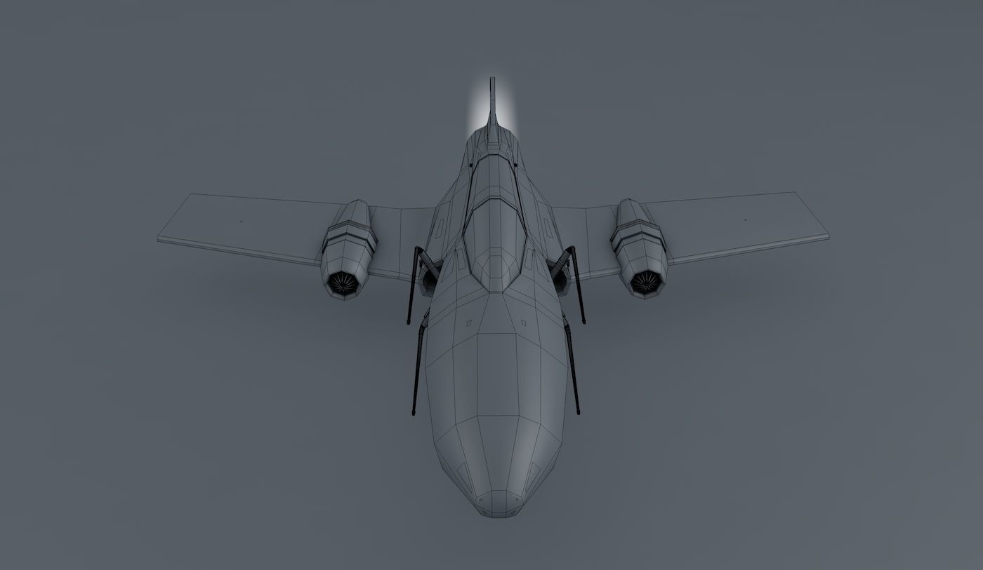 Shark Rider  3D model_5