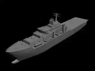 Navy Ship LST 3D model