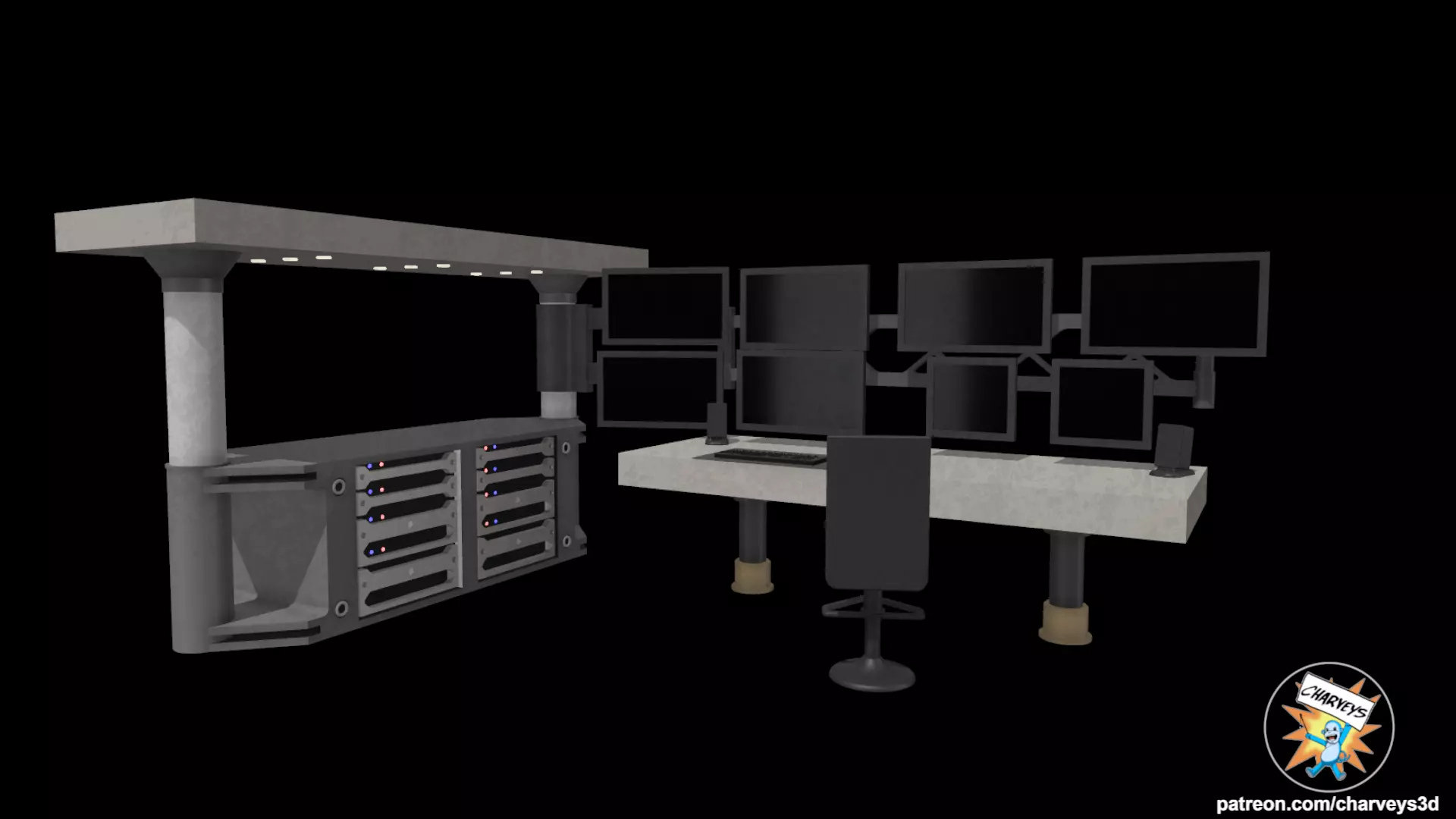 Batman The Dark Knight Batcomputer for Action Figures 3D print model