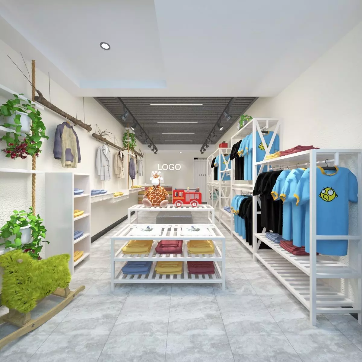 Youth Clothing Store 3D model