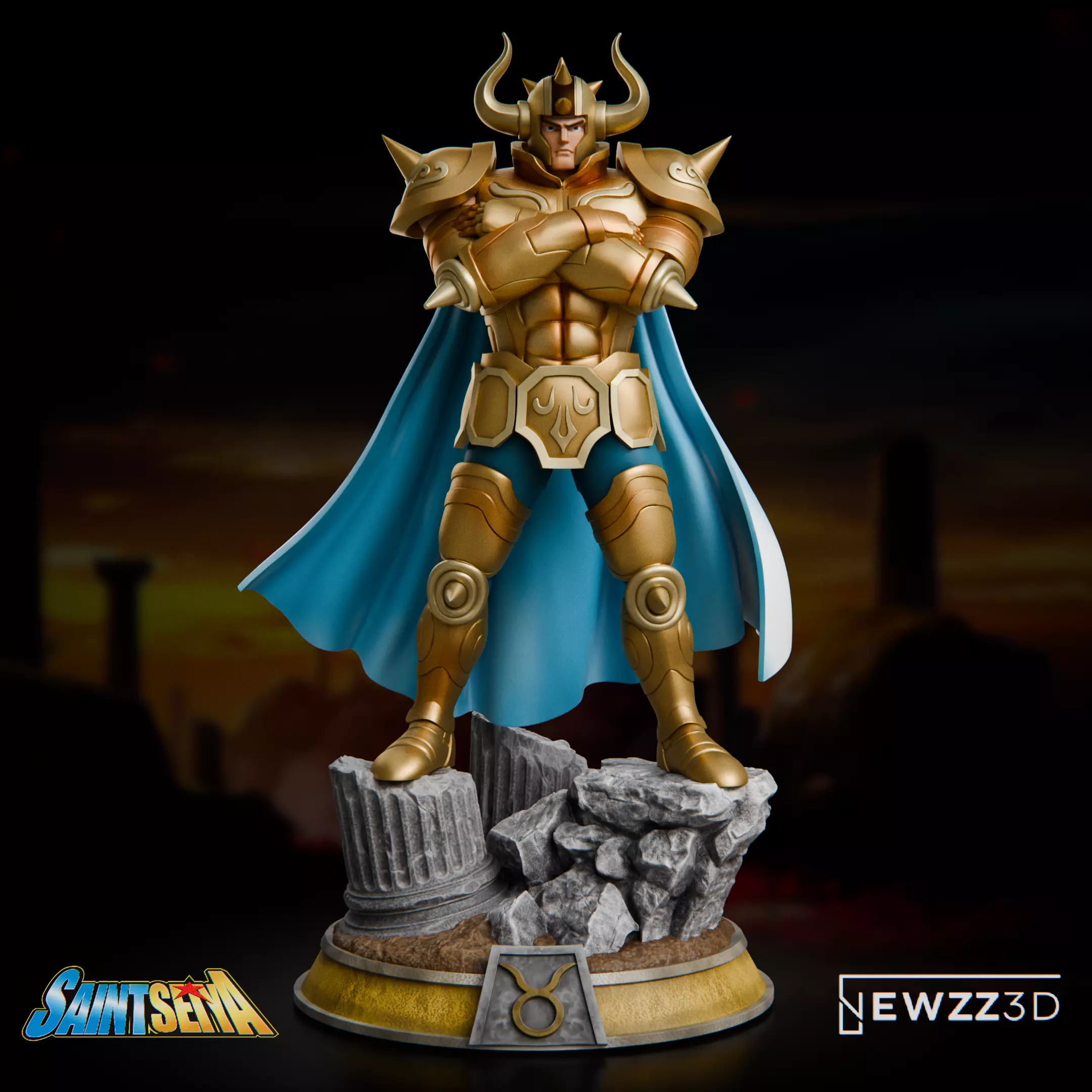 Taurus Aldebaran - Saint Seiya STL - Gold Saint 3D Print Model 3D print model