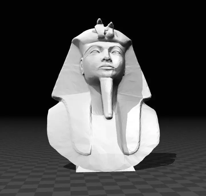 TUTANKHAMEN bust of egyptian pharaoh Free 3D print model