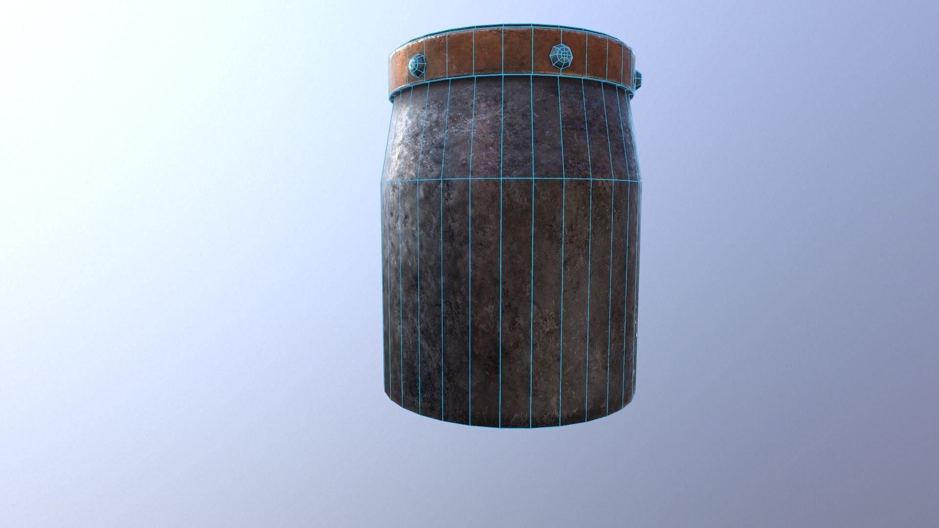 Helmet No4 Free low-poly 3D model_7