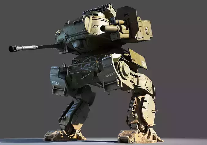 Mech-Tank USA-1 3D model