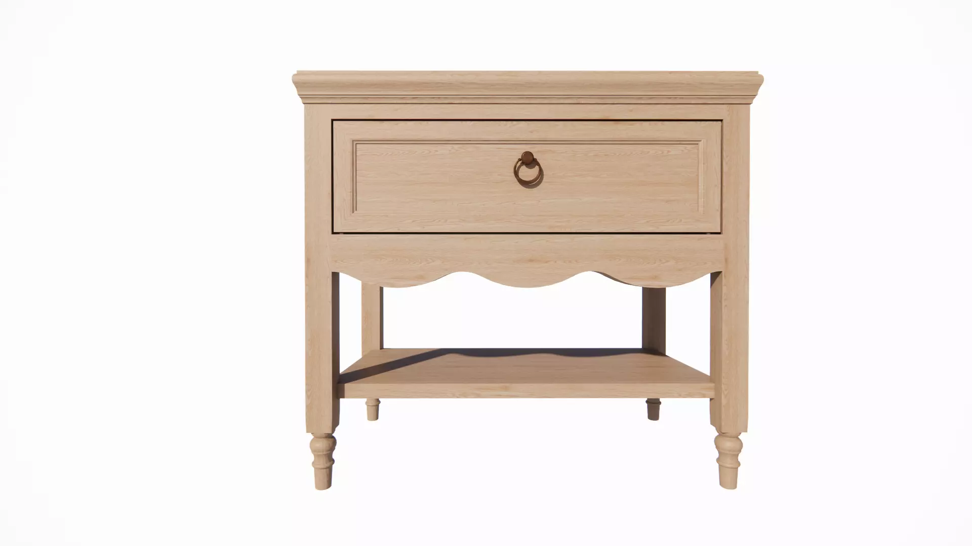 Classic Wooden Nightstand SketchUp Model Free Download Free 3D model