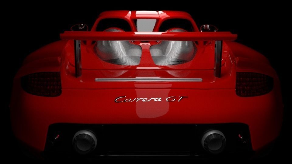Porsche Carrera GT  3D model_3