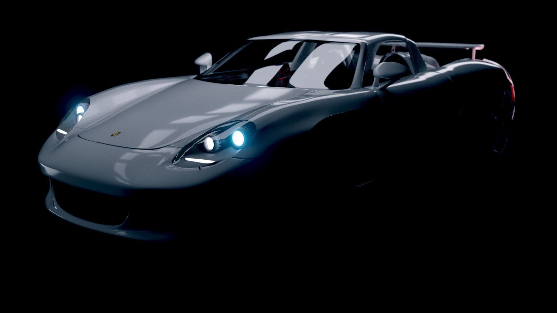 Porsche Carrera GT  3D model_4