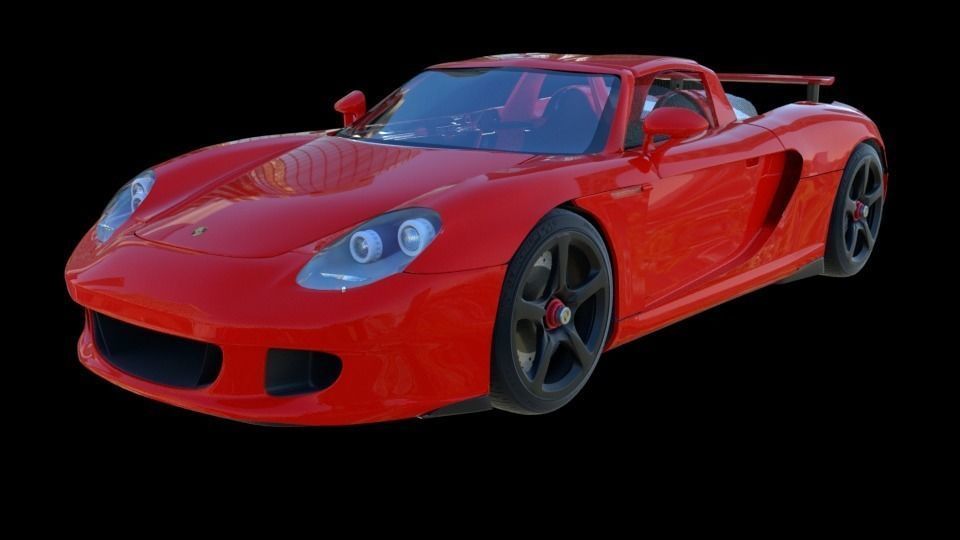 Porsche Carrera GT  3D model_0