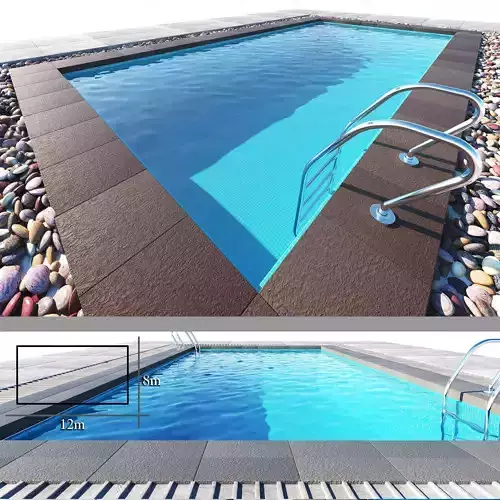 Swimming pool 3D model