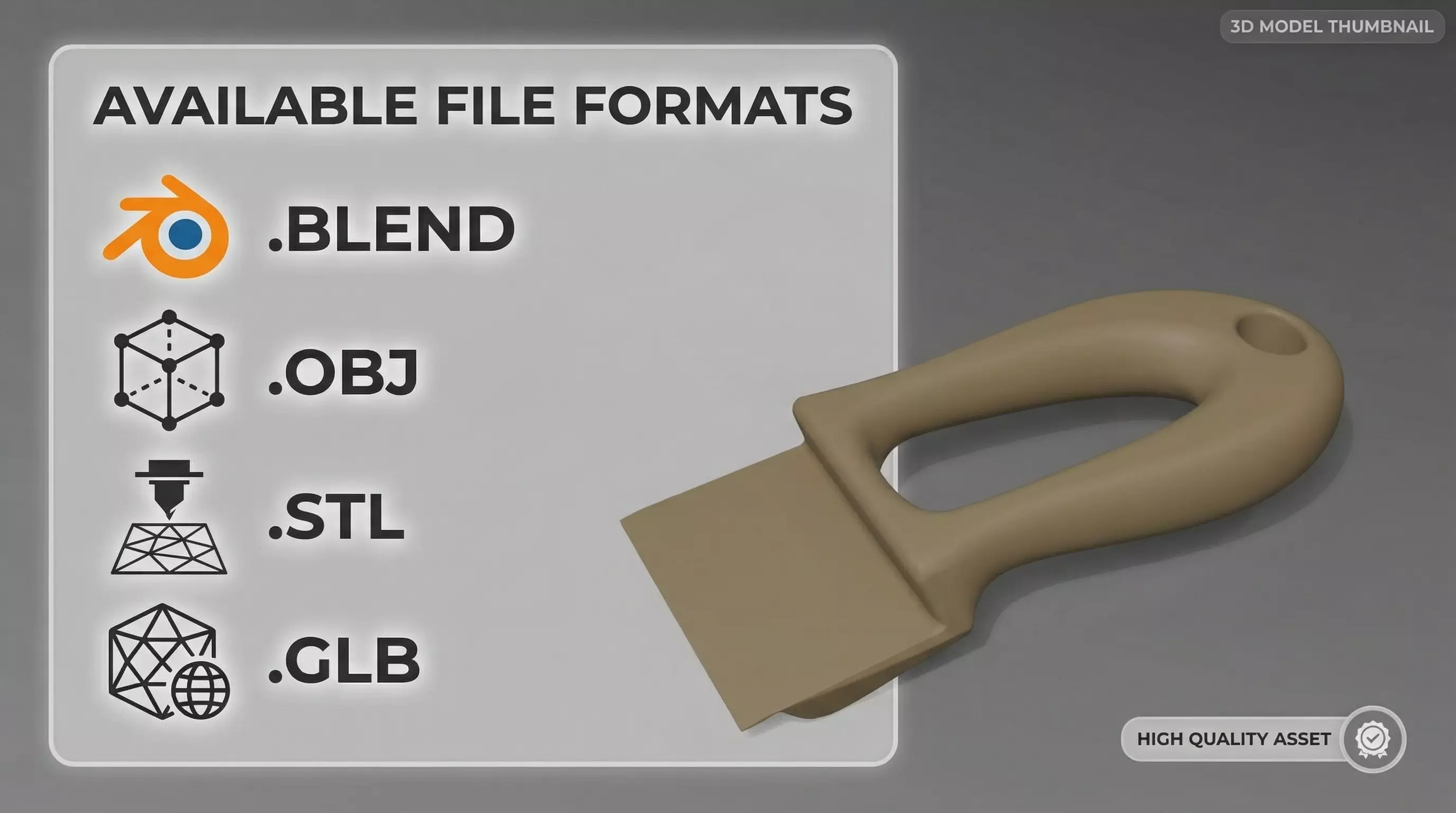 Stop Struggling with Stuck Prints Bed Scraper 3D print model