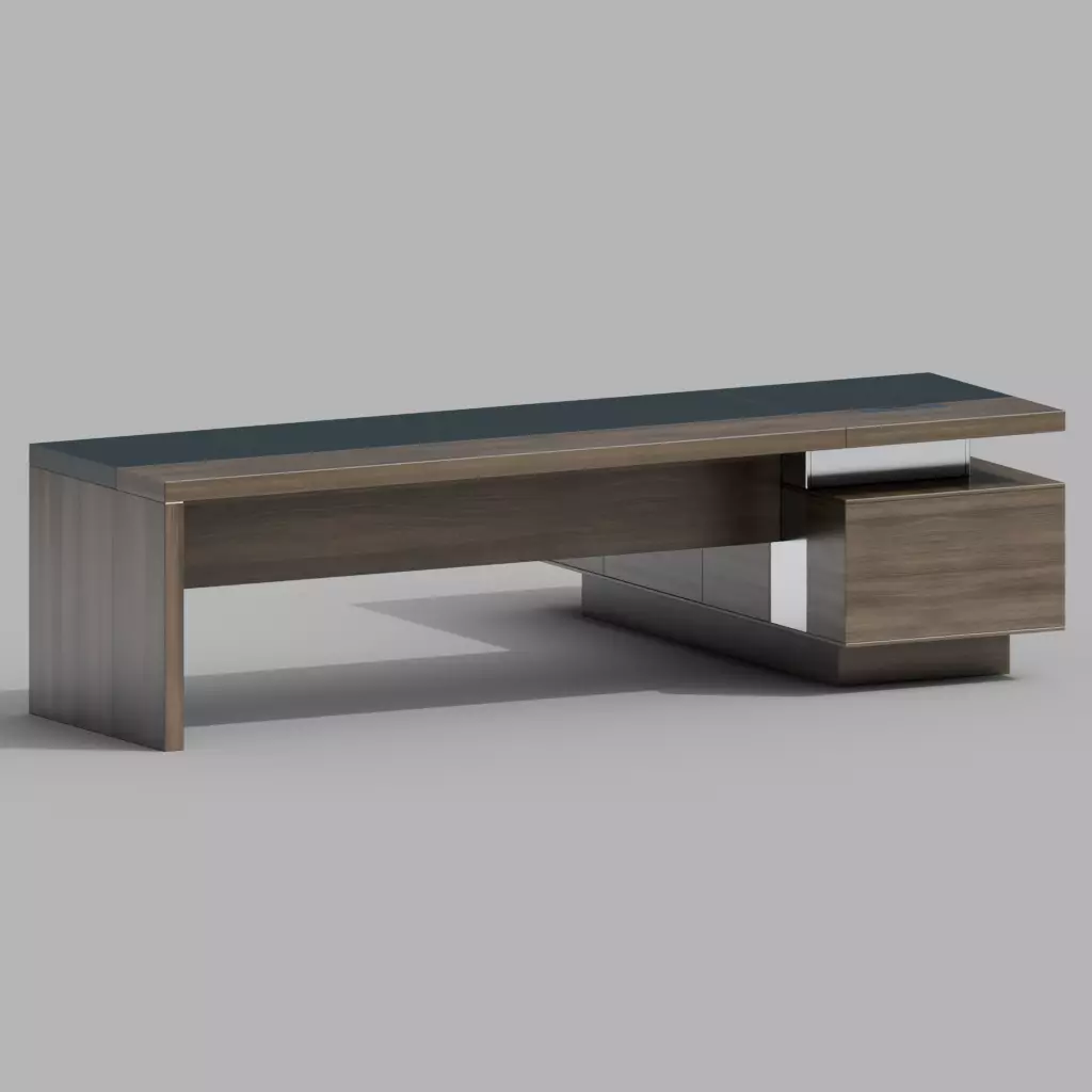 Pristona Office Desk Free 3D model