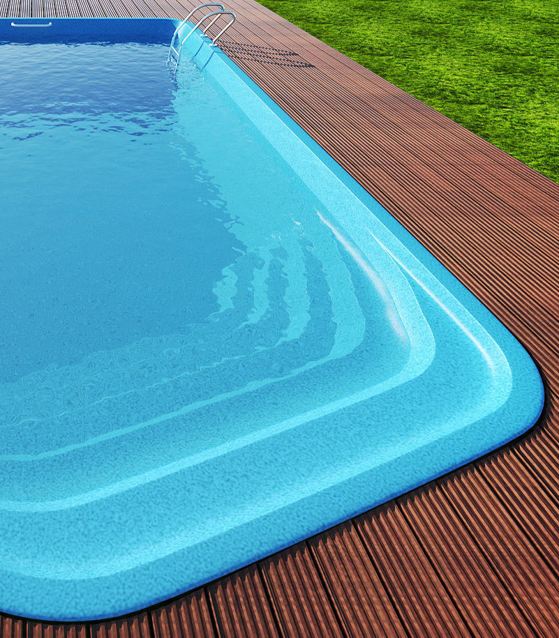 Swimming pool 3D model_2