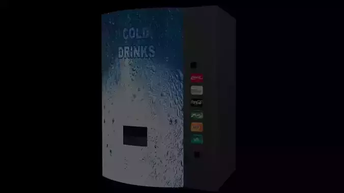 Glowing machine vending