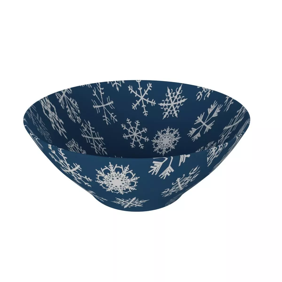 Bowl in Blue Pattren 3D model