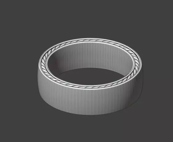 Unisex Ring at 3D printed File 3D print model