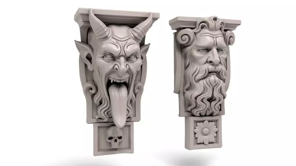 Wall ornaments 4 3D print model