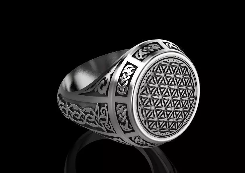 Finger ring 3D print model