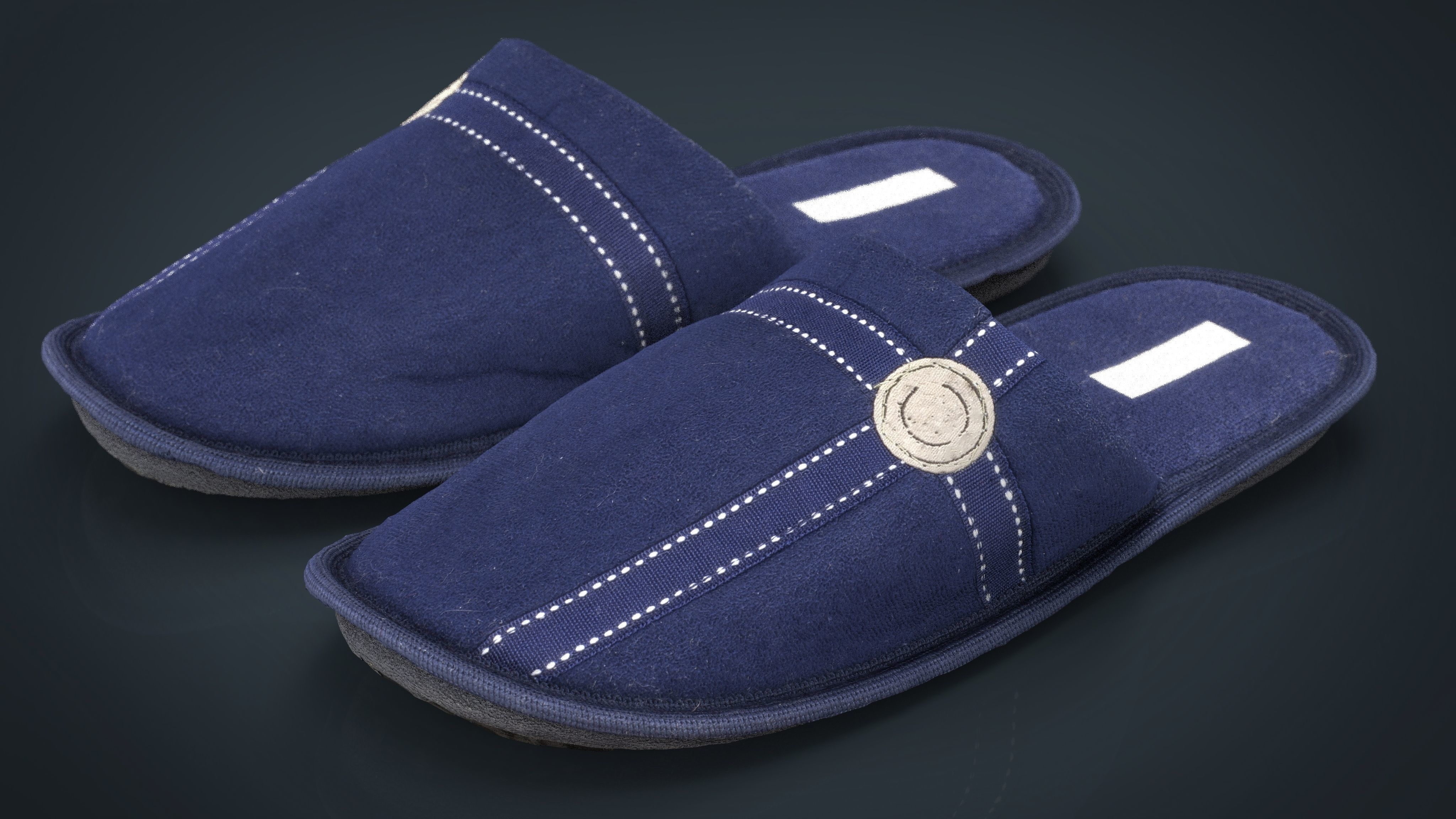 House slippers 3D model_14
