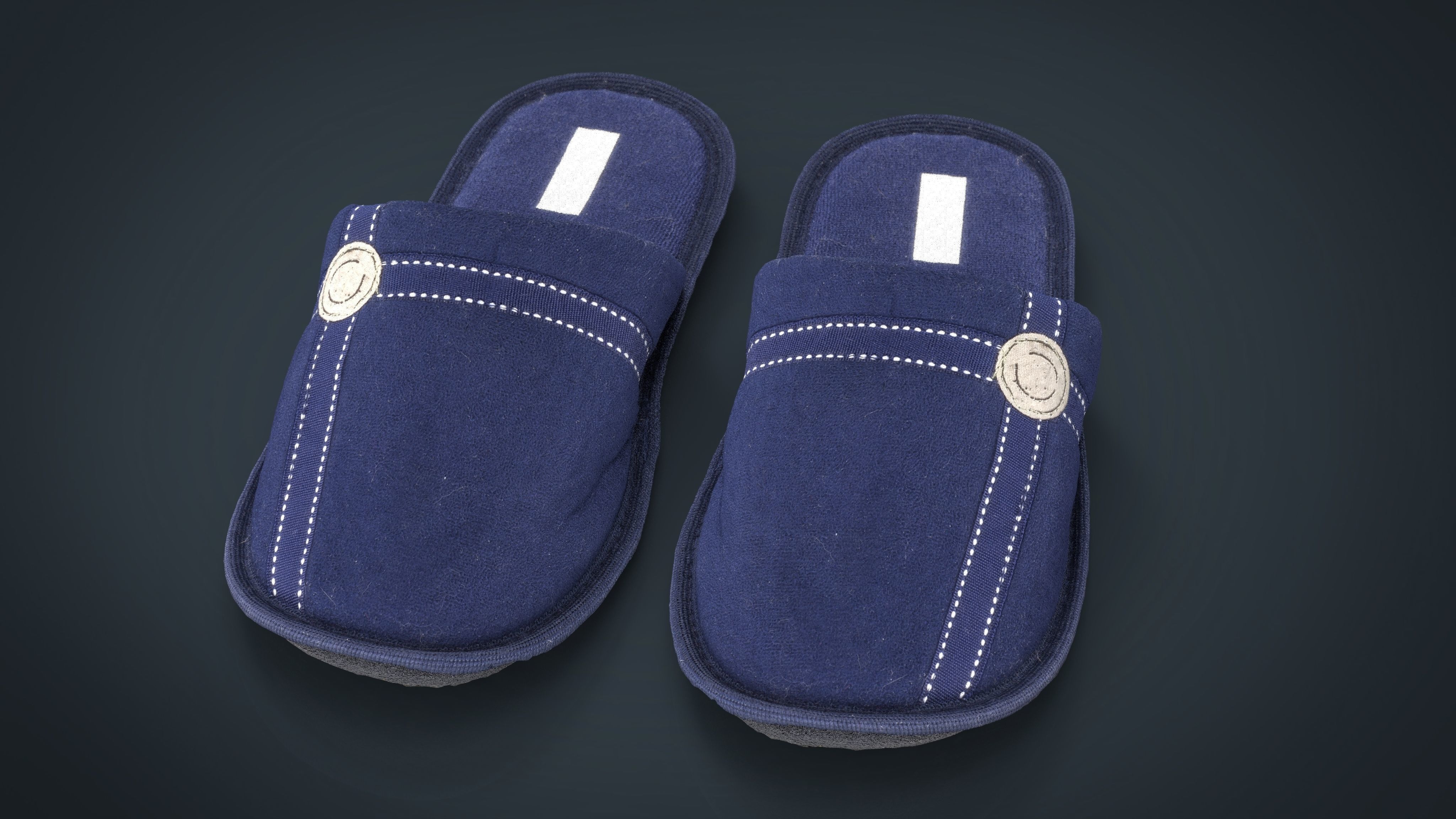 House slippers 3D model_12