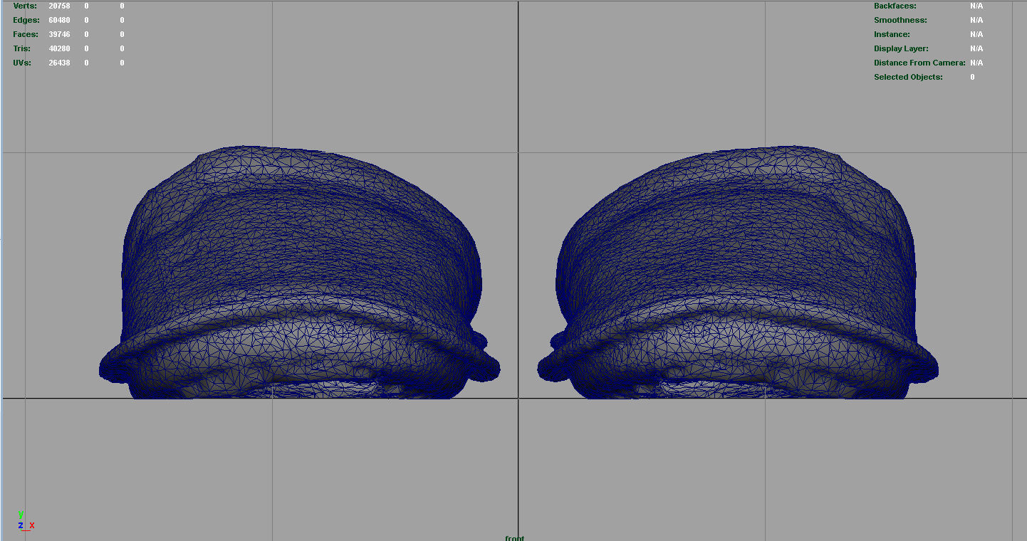 House slippers 3D model_8