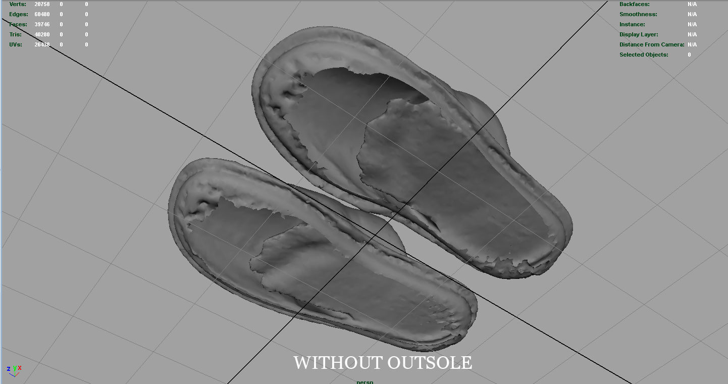 House slippers 3D model_9