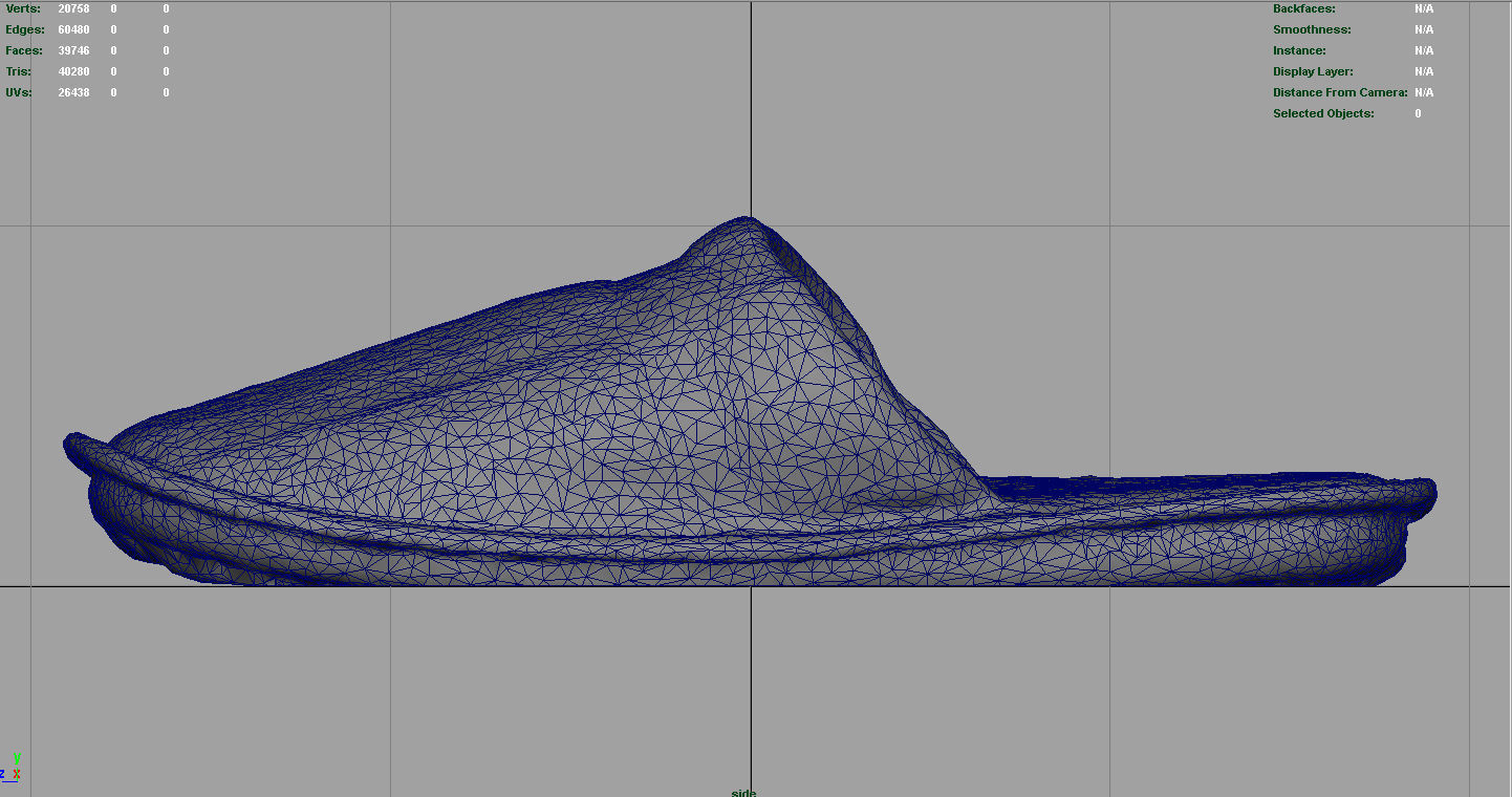 House slippers 3D model_11