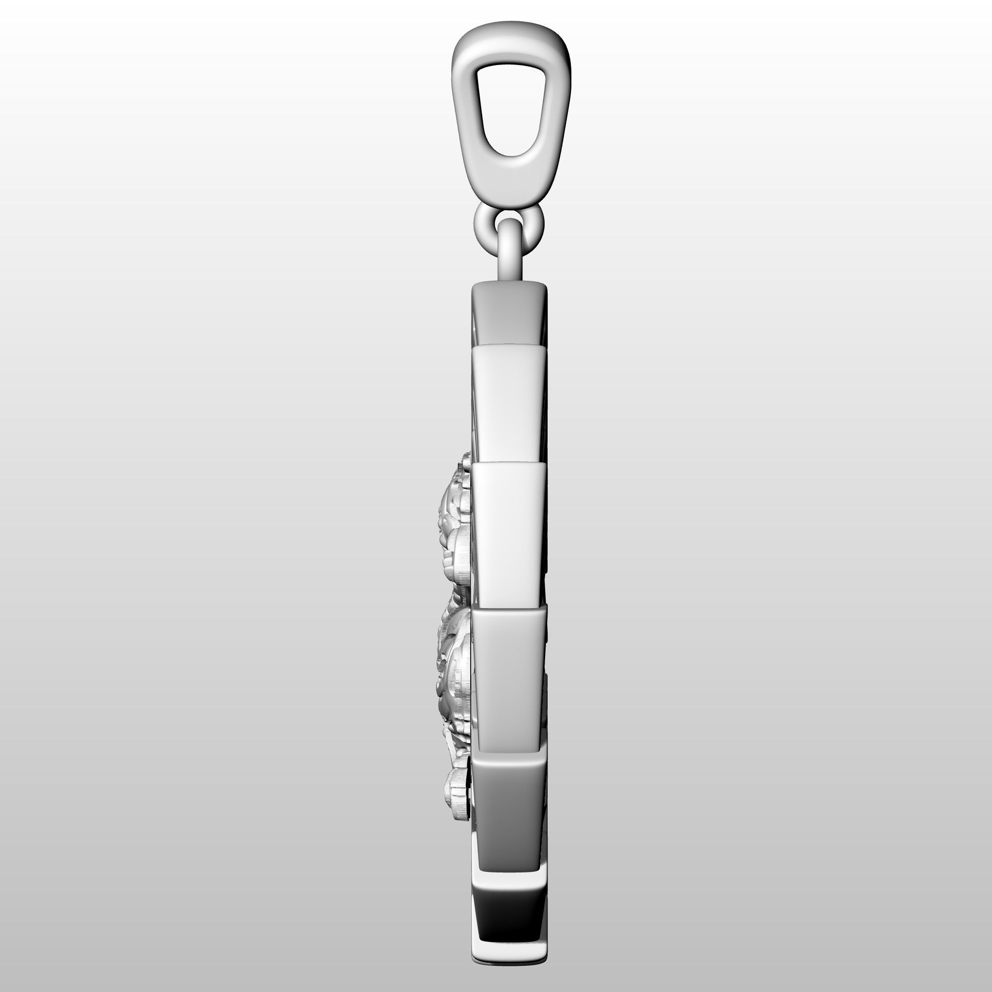 dragon pendant 3D print model_6