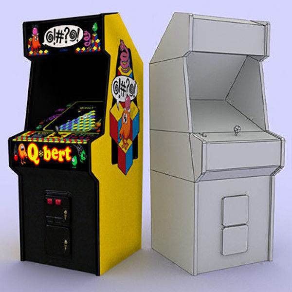 Classic arcade games - pack 2 Low-poly 3D model_6