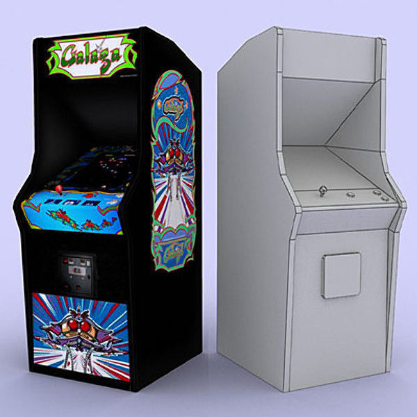 Classic arcade games - pack 2 Low-poly 3D model_3