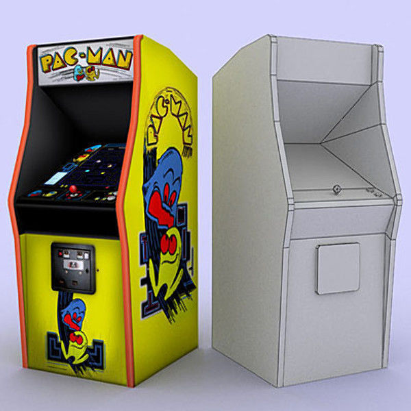 Classic arcade games - pack 2 Low-poly 3D model_5