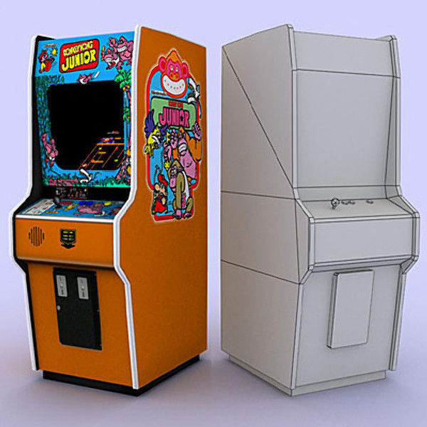 Classic arcade games - pack 2 Low-poly 3D model_1
