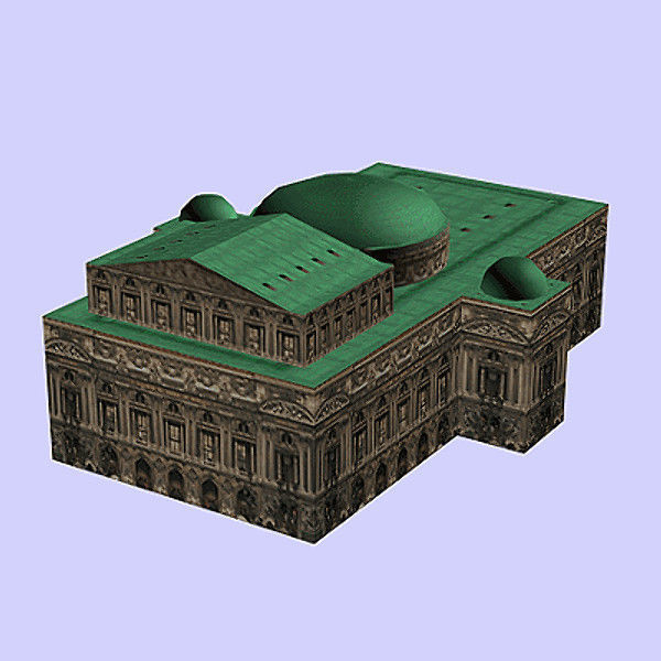 Paris Model Pack Low-poly 3D model_11