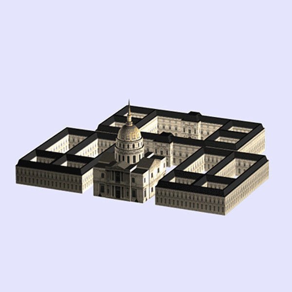 Paris Model Pack Low-poly 3D model_4