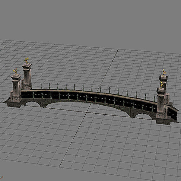 Paris Model Pack Low-poly 3D model_12