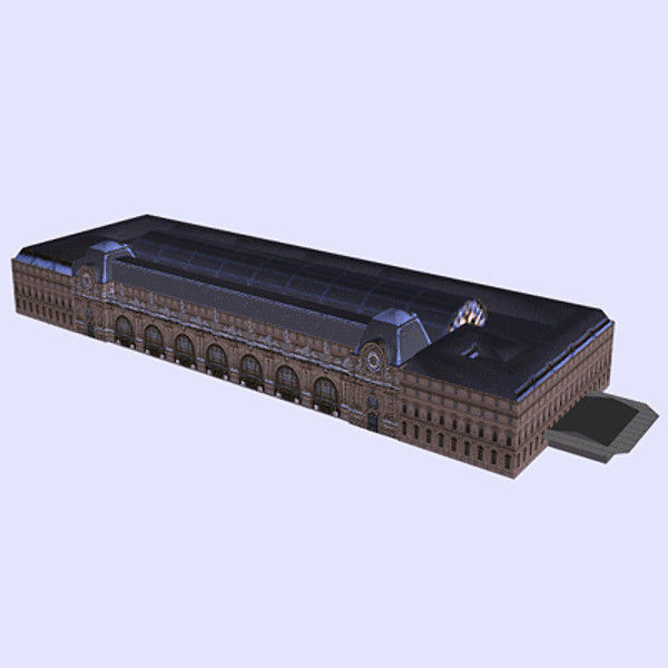 Paris Model Pack Low-poly 3D model_9