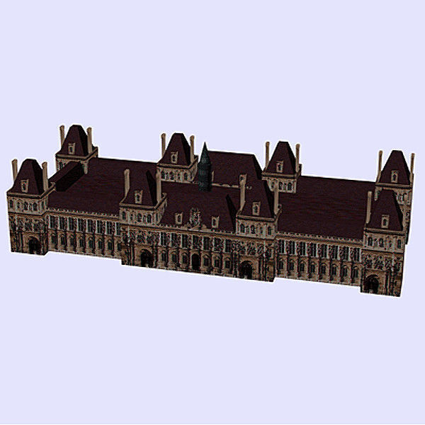 Paris Model Pack Low-poly 3D model_5