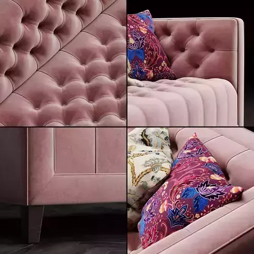 Sofa Pinkslip A 3D model 2
