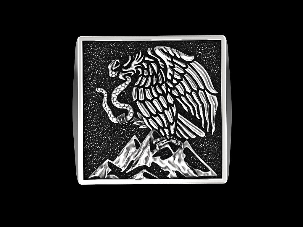 Man ring 3D print model_9